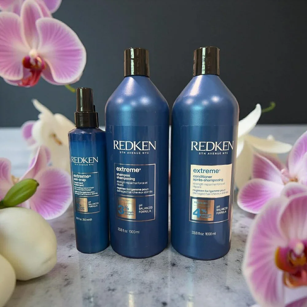 Redken Extreme Dry Damage Hair Shampoo Conditioner 33.8 oz Extreme Anti- Snap